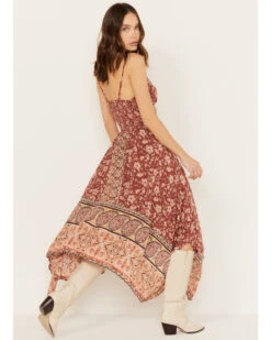 Angie Women's Floral Border Print Dress -Wrangle Clothing Shop 2000391055 220 P4