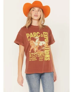 Girl Dangerous Women's French Western Boyfriend Graphic Tee