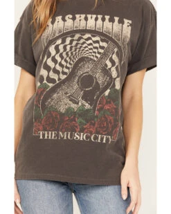 Girl Dangerous Women's Music City Nashville Relaxed Graphic Tee -Wrangle Clothing Shop 2000391109 001 P3