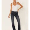 Wrangler Women's Dark Wash Bootcut Jeans -Wrangle Clothing Shop 350D13 FZ P1