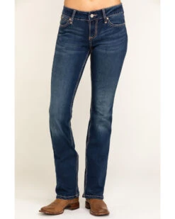 Wrangler Retro Women's Mid-Rise Boot Cut Jeans -Wrangle Clothing Shop 350D29 88 P2