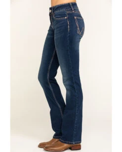 Wrangler Retro Women's Mid-Rise Boot Cut Jeans -Wrangle Clothing Shop 350D29 88 P3