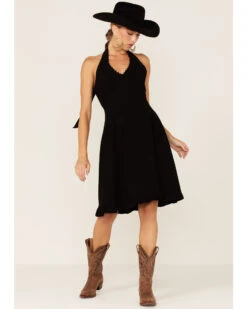 Scully Peruvian Cotton Halter Top Dress -Wrangle Clothing Shop 356G29 89 P2